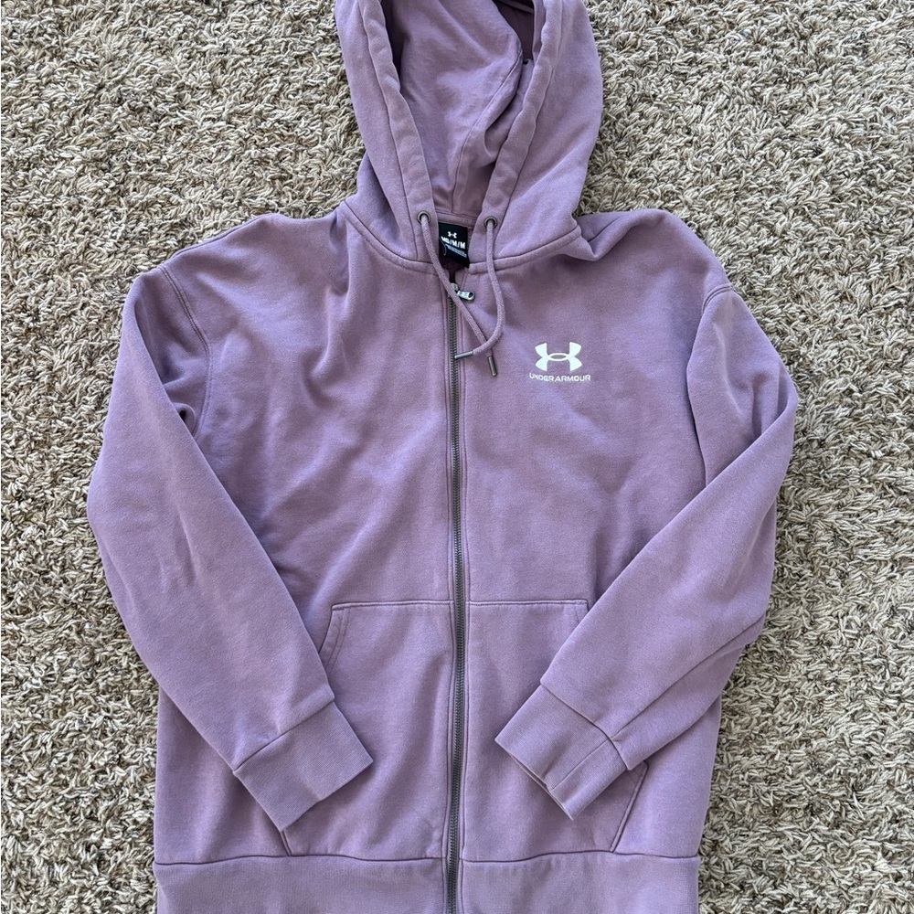 Under Armour Mauve/Purple Full-Zip Hoodie